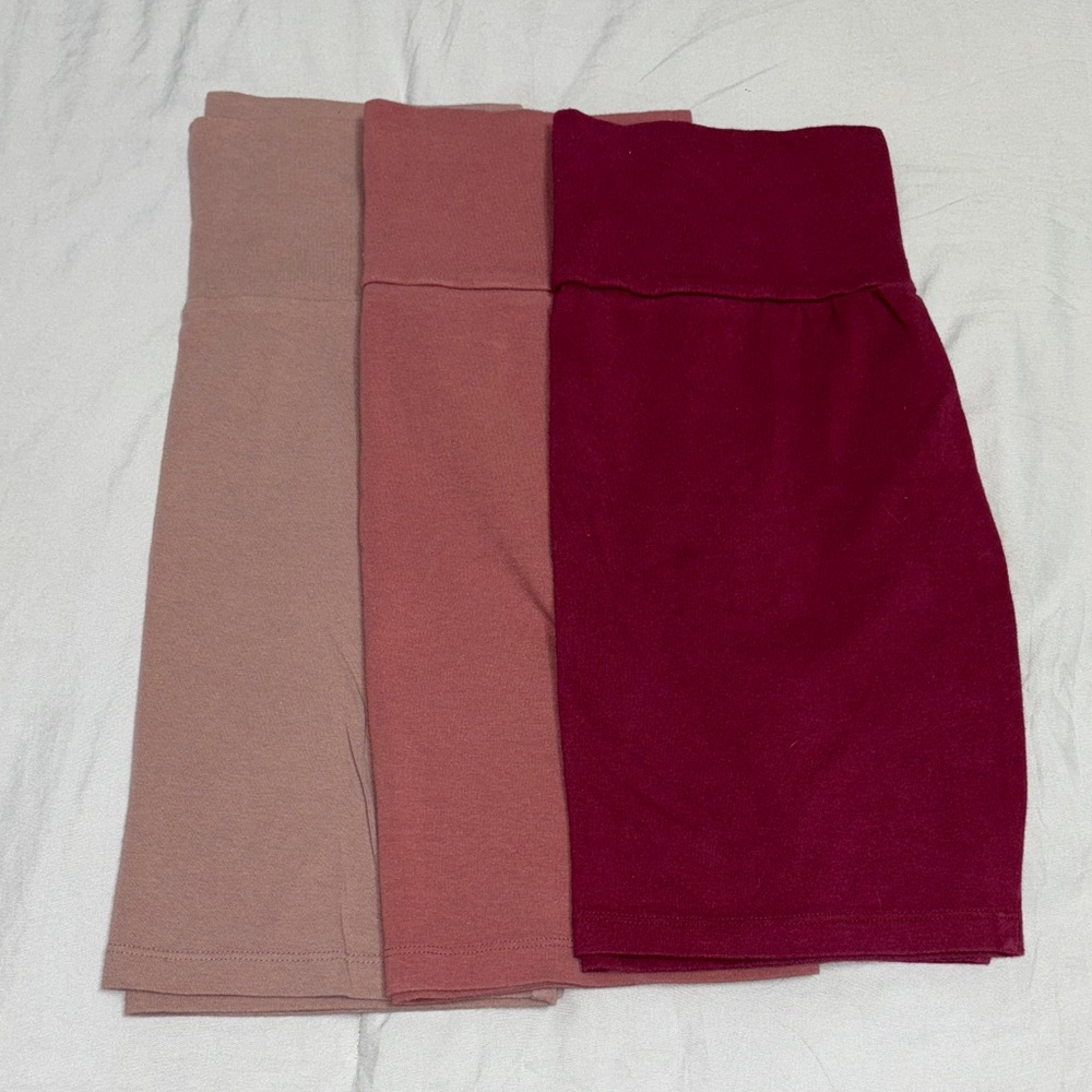 3 Charlotte Russe Mini Bodycon Skirts